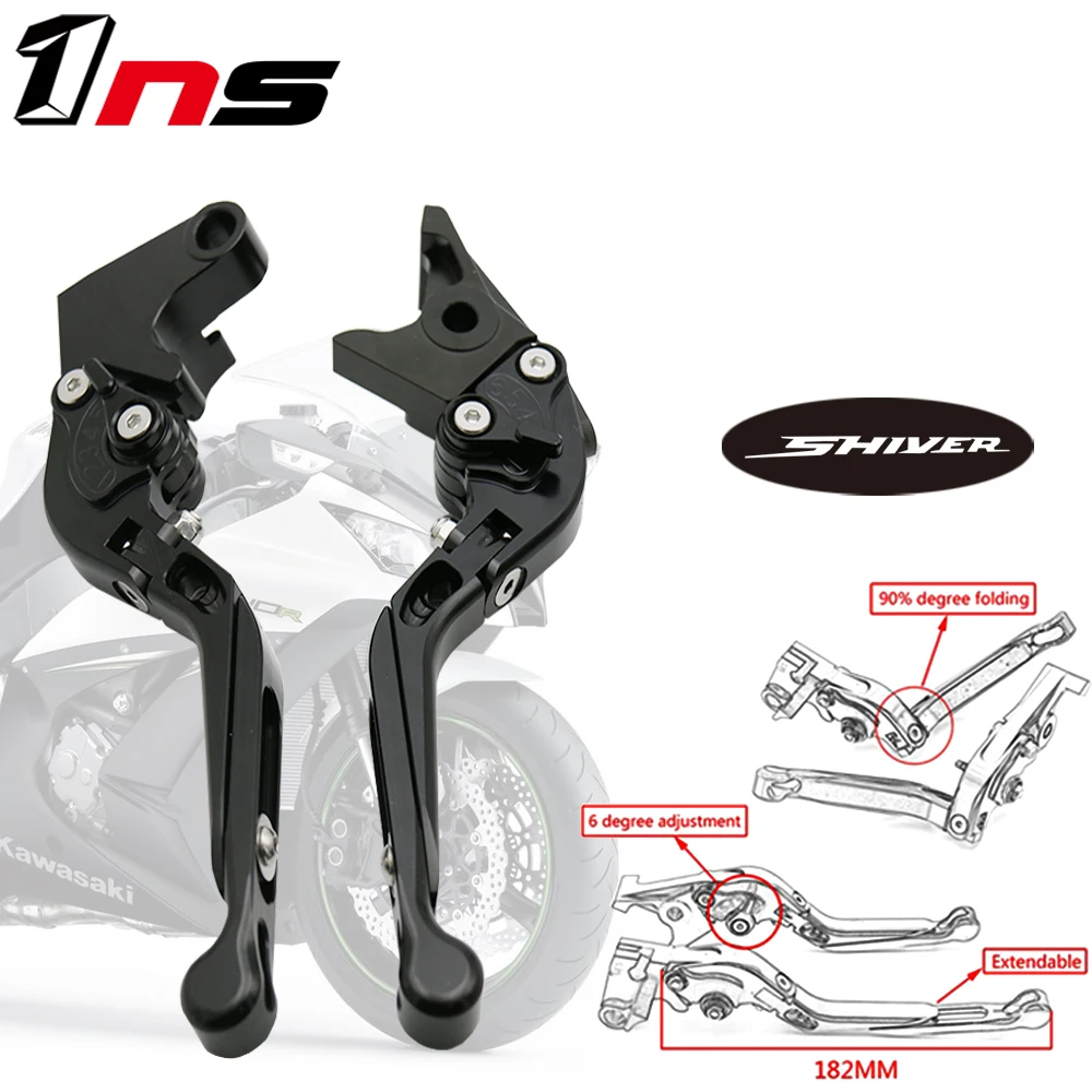 

For Aprilia Shiver 900 SHIVER 900 2017 motorcycle Brake Clutch Levers Brake Levers Foldable Extendable Adjustable Handle