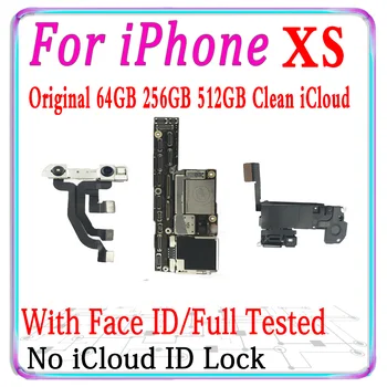 

Free shipping motherboard For iPhone XS Motherboard With / NO Face ID,Original unlocked Logic Board With full chips IOS System