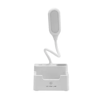 

With Pen Holder Mobilephone Stand LED Desk Lamp Reading Sleeping USB Rechargeable Study Flexible Touch Dimmable Gift Bedroom