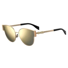Солнцезащитные очки MOSCHINO MOS028/F/S GOLD BLCK|Женские солнцезащитные