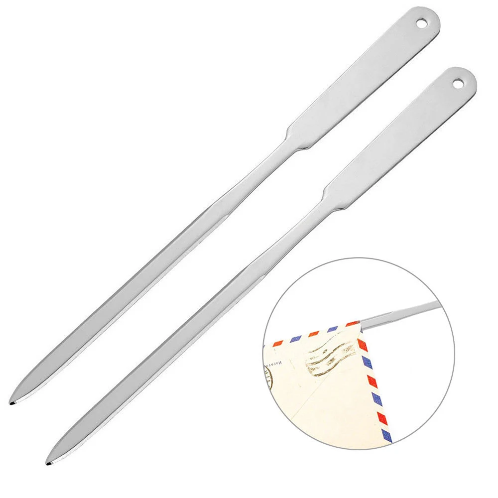 1Pcs Metal Stainless Steel Letter Opener A4 Paper Cutterly Utility Cutter Tools Hotel Business Cut Paper Utility Knife Supplies utility knife paper cutter mail opener craft cutting knife