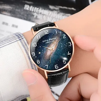 

Creative New Men Watches Quartz Wormhole Starry Sky Male Wristwatches Luminous Personality Waterproof Relogio masculino Sports