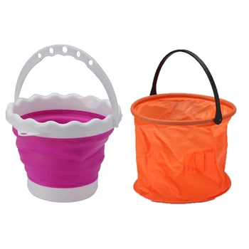 

Multifunction Water Color Brush Pen Holder Foldable Silicone Artist Graffiti Paint Wash Pen Tank Telescopic Bucket Art Supplies