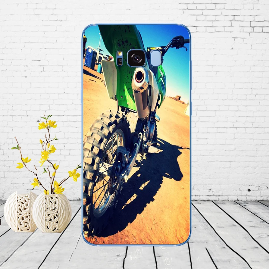 49DD moto cross dirtbikes Мягкий силиконовый чехол для Samsung Galaxy S6 S7 edge S8 S9 S10 plus A70 A50 чехол