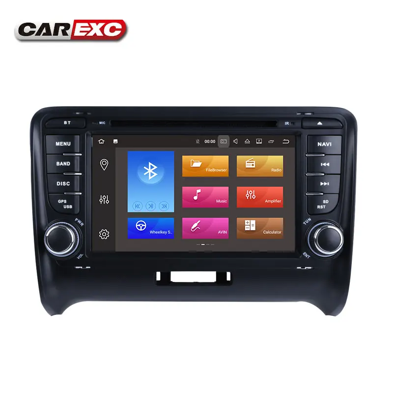 Top Android 9.0 Octa Cores Car DVD Player For Audi TT 2006-2012 With Canbus WIFI Radio GPS Bluetooth USB DVD Multimedia DSP Carplay 3