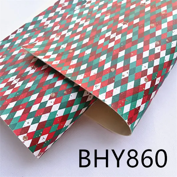 A4 20*33 см Мультфильм Печати Синтетическая кожа ткань для DIY аксессуары BHY857 - Цвет: BHY860
