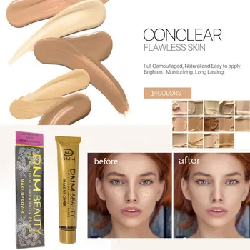 

Facial Concealer Makeup Waterproof Base Cream Cover Dark Circle Tattoo Concealer Face Correction Professional Cosmetics
