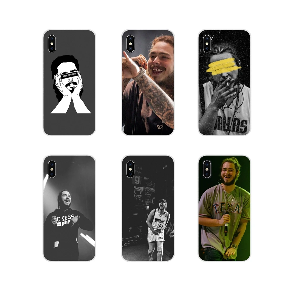Аксессуары для телефона Чехлы Apple iPhone X XR XS 11 12Pro MAX 4S 5S 5C SE 2020 6S 7 8 Plus ipod 5 6 Post Malone |