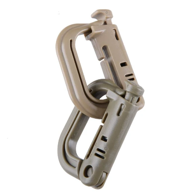 44 kits Molle Accessory Attachment For Backpack Vest D-Ring