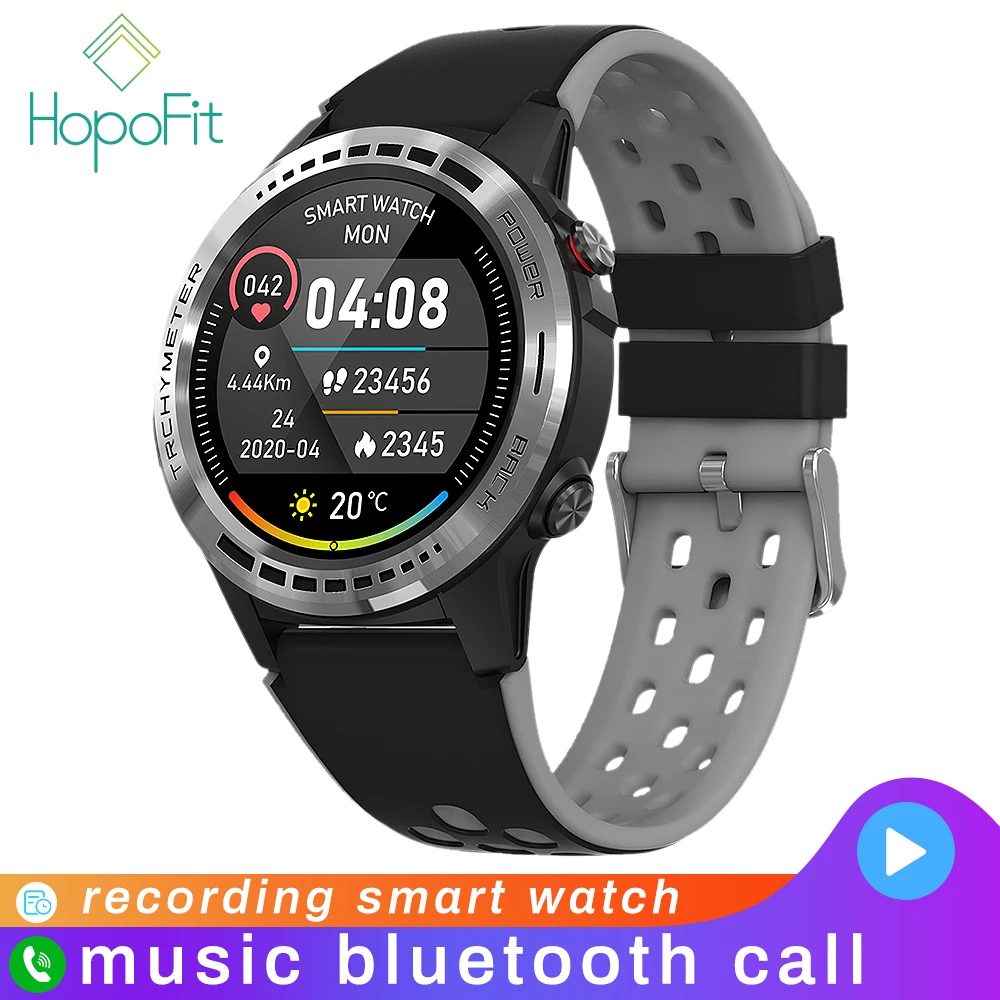 HopoFit GPS Smart Watch Men Android Watches IP67 Smart Watch Heart Rate Monitor Smartwatch Watches Waterproof  Watches for Men