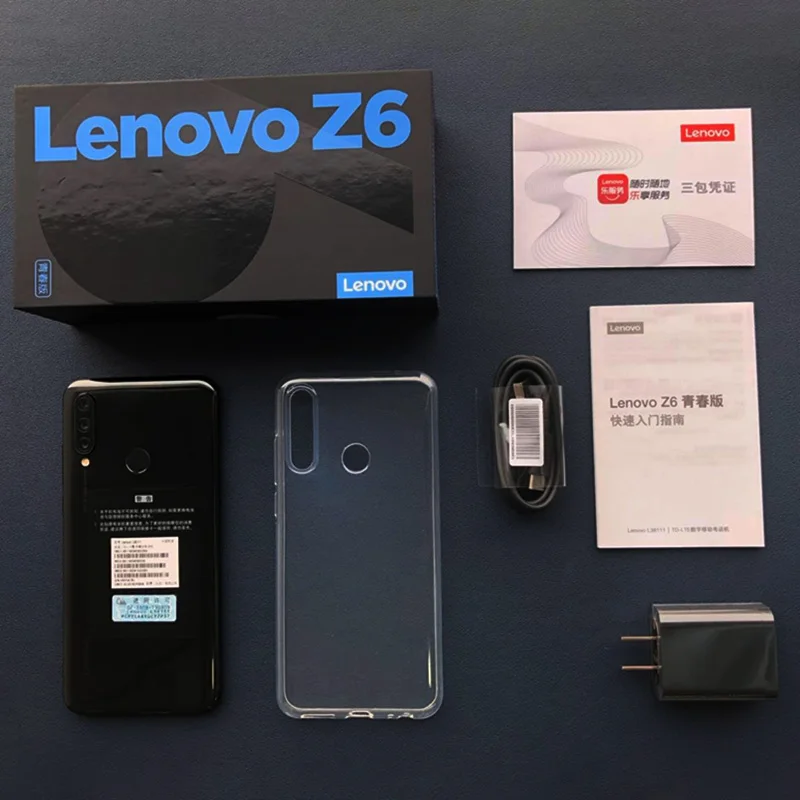 Lenovo Z6 Lite L38111 с глобальной прошивкой, 6 ГБ, 128 ГБ, смартфон 16 МП с тройной камерой Snapdragon 710, четыре ядра, 6,3 дюйма, мобильный телефон, 4050 мАч