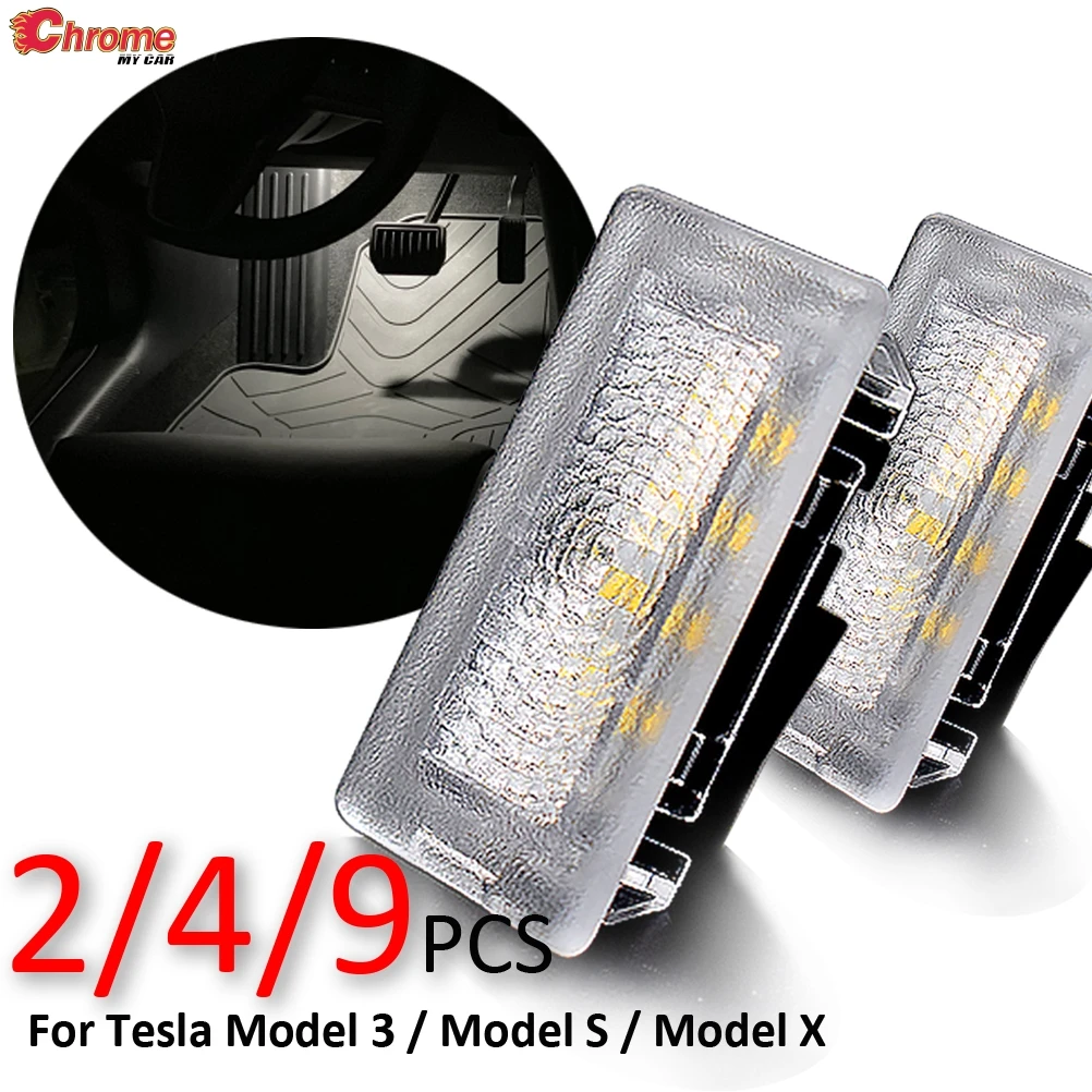 

Upgrade LED Interior Light For Tesla Model 3 Model S Model X Easy Plug Replacement Indoor Trunk Light LED Light Car Styling