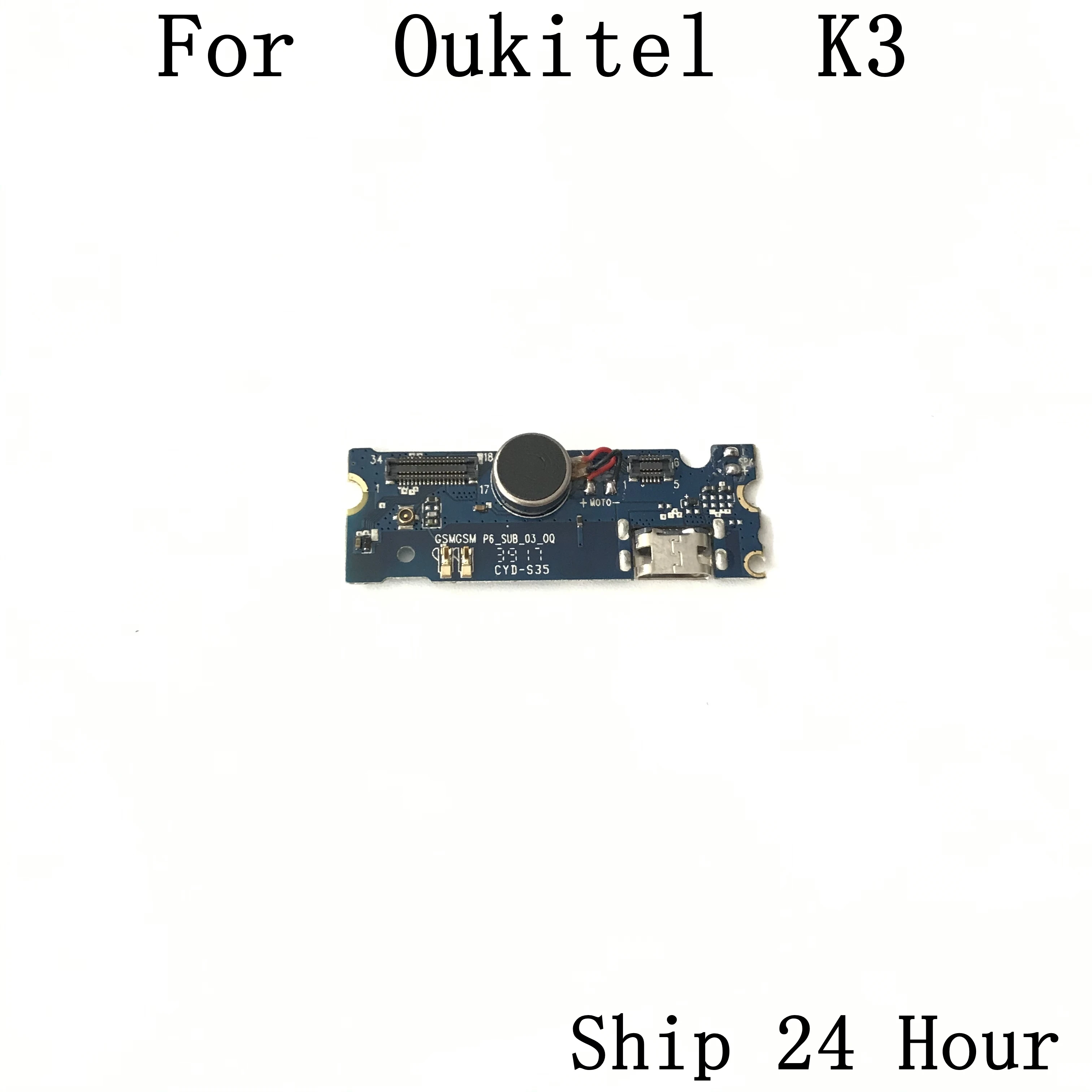 

Oukitel K3 Used USB Charge Board + Vibration Motor For Oukitel K3 Repair Fixing Part Replacement