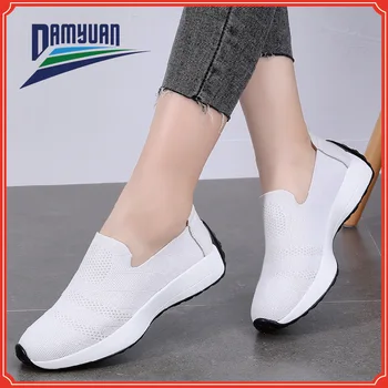 

Damyuan Women's Flat Shoes Comfortable Casual Shoes Lightweight Lazy Shoes for Women Slow Walking Sneakers Zapatos De Mujer 2020