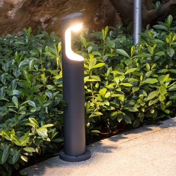 

Thrisdar 7W 60CM 80CM Outdoor Garden Lawn Pillar Light Villa Park Stand Post Lamps Landscape Pathway Patio Lawn Bollard Light