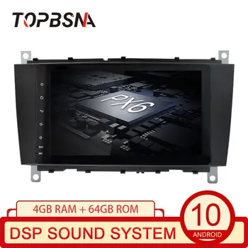 

TOPBSNA Car Radio Player Android 10 for Mercedes Benz SLK Class R171 SLK200 SLK280 SLK300 SLK350 SLK55 2004-2011 GPS Navi Stereo