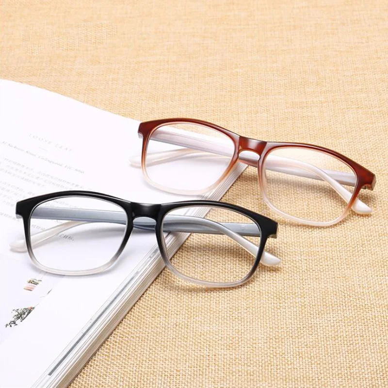 RBENN Мода Градиент Пластик Оправа очков для чтения Для женщин Для мужчин очки для чтения с диоптриями+ 0,75 1,25 1,75 2,75