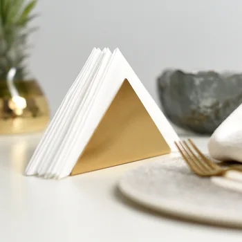 

Gold Stainless Steel Napkins Holder Paper Towel Rack Cafe Hotel Dining Table Napkin Holder Paper Towel Holder Desktop Home Decor