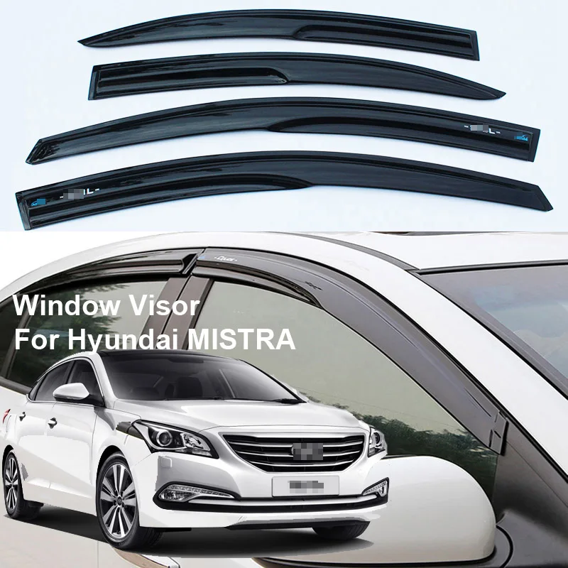 

4pcs Deflector-Cover Window Visor Shade Vent Wind Rain Deflector Guards For Hyundai IX35