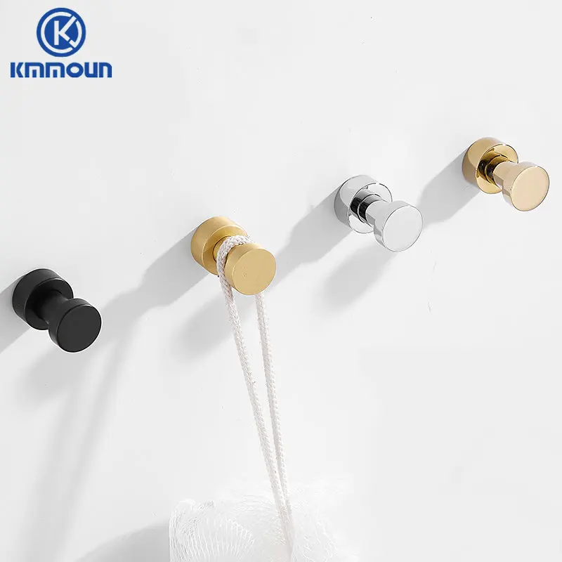 Brass Robe Hooks Clothes Hanger Household Small Decoration Rustproof Towel Hook Coat Key Rack Bathroom Accessories | Обустройство