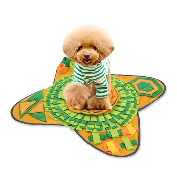 

Big Flower Slow Feeding Dog Snuffle Mat Foraging Skill Non Slip Nose Work Blanket Washable Interactive Home Training Pad