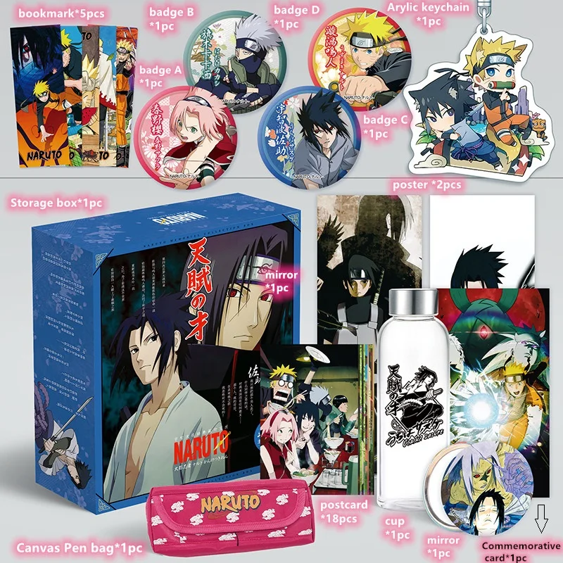 Ботинки в стиле аниме Naruto Игрушка Подарочная коробка как у героя мультфильма