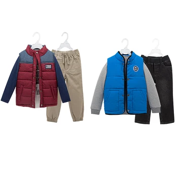 

Honeyzone Baby Boy Clothes Boys Outfi Kids Winter Coat Fashion Long Sleeve Top 2-6t Boys Clothing Set Roupas Infantis Menina