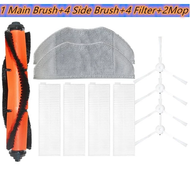 

Main Roller Side Brush Hepa Air Filter Mop Cloth for Xiaomi Mijia G1 Robot Vacuum Cleaner