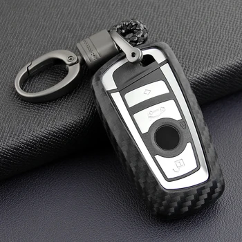 

For BMW M5 (F10) 2012-2017 Key Cover For BMW M4 (F82/F83) 2014-2018 Carbon Fiber Car Holder Protector