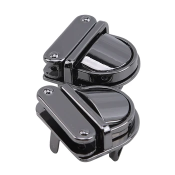 

Metal Handbag Clasp Turn Lock Buckle Bag Accessories Twist Lock For DIY Bag Purse Hardware Closure New 4 Color