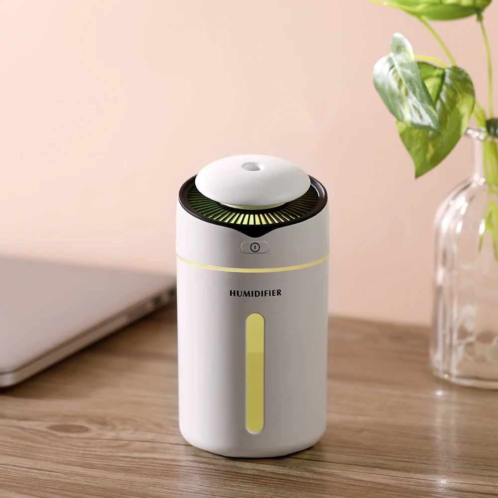 300ml Humidifier USB Ultrasonic Aroma Diffuser Car Cool Mist Maker Air with Romantic Light Humidificador Difusor | Бытовая техника