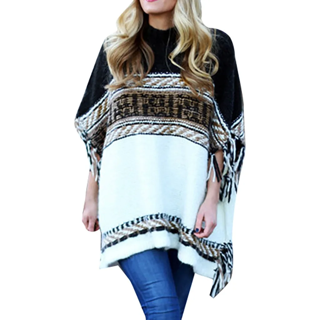 Sweater Women Pullover Sweater Striped O-neck Half Sleeve vintage sweater Sweters Women Invierno 2019 Oversized Sweater sweaters Sweater Women Pullover Sweater Striped O-neck Half Sleeve vintage sweater Sweters Women Invierno 2019 Oversized Sweater sweaters