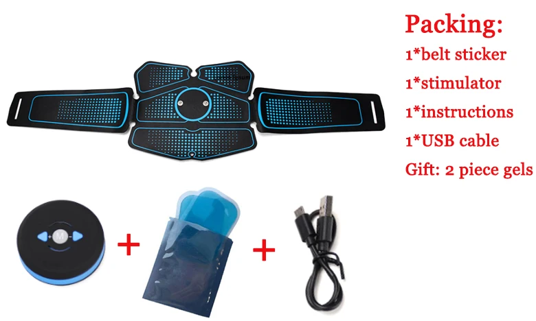 belt sticker ABS беспроводной стимулятор мышц живота, тренажер, умный фитнес-тренинг, Электрические наклейки для похудения, пояс для похудения - Цвет: belt sticker