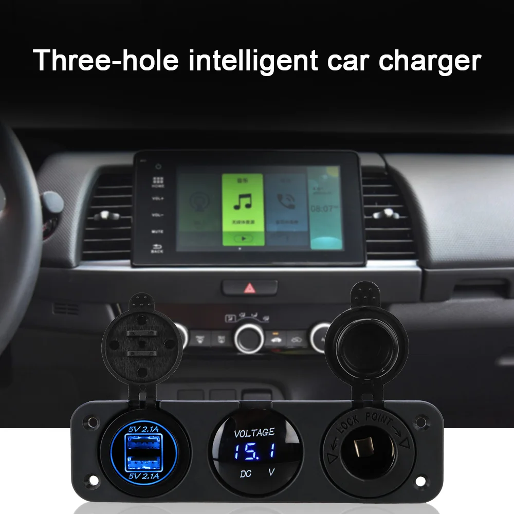 4.2A         USB ڵ   12/24V Voiture а