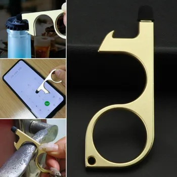 

Creative Anti Contact Door Opener No Touch Key Door Opener Keychain Anti-Touch Door Handle Elevator Artifact Key Button Tool