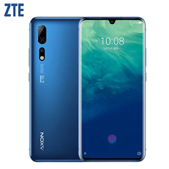 Мобильный телефон zte Axon 10 Pro, 6,47 дюймов, гибкий изогнутый экран, 6 ГБ ОЗУ, 128 Гб ПЗУ, восьмиядерный смартфон Snapdragon 855, 4G LTE