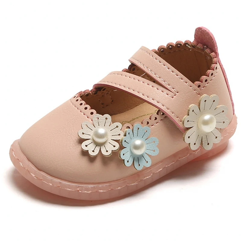 

bow-knot toddler princess shoes fashion girls leather single shoes casual autumn baby walking shoes 0-24 months