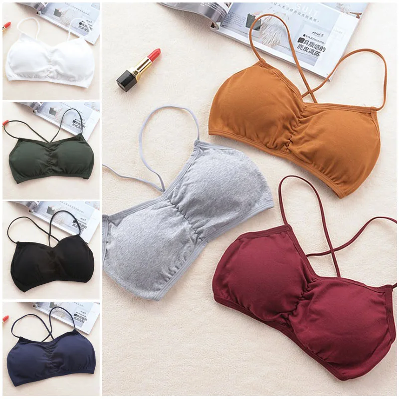

Yoga Underwear Wrap Top Tube Tops Bra Chest Crop Tops Women Intimates Sexy Lady Bras Bustier Boob Tube Bandeau Femme Negro Mujer