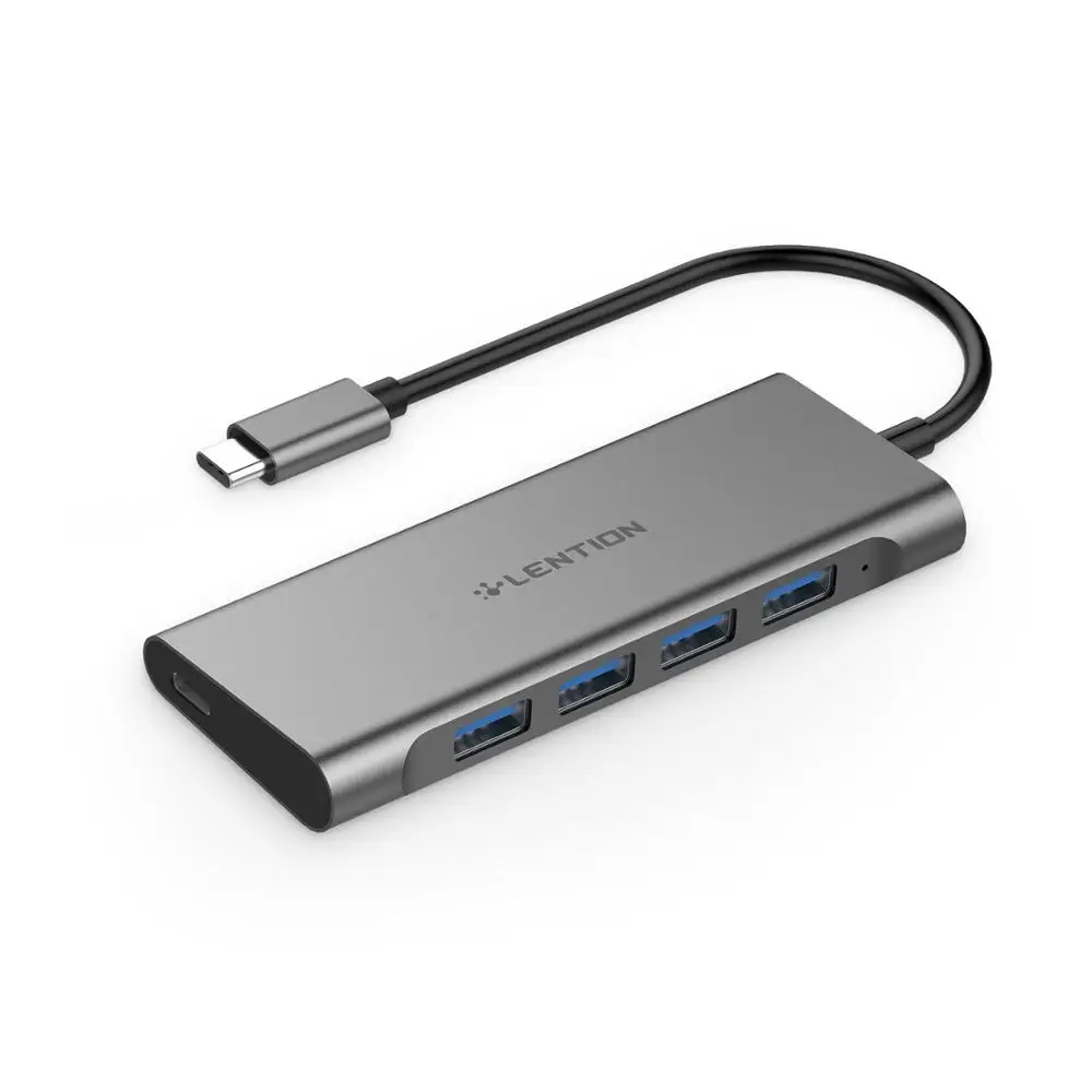 

USB C Hub with 4 USB 3.0 Ports ,Type C Charging Adapter for MacBook Pro 13/15/16 (Thunderbolt 3 Port), New Mac Air 2018 2019
