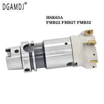

HSK63A -FMB22 FMB27 FMB32 FMB40 HSK High-Speed CNC Tool Holder+BAP400R 50 60 4T 80 100 6T Cutter Head