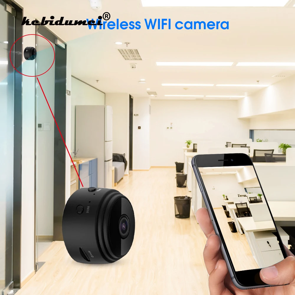 Миниатюрная IP-камера kebidumei записывающие Беспроводные Wi-Fi HD 1080P сетевой монитор