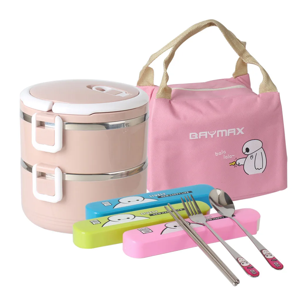 

Multi-layer Stainless Steel Leakproof Food Storage Container Large School Worker Travel Lunch Box Set Insulation Bento Box Japan