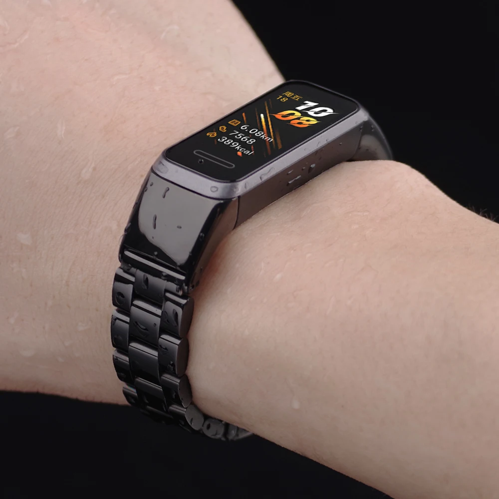 Wrist Band Replacement For Honor Band 5 5i 4 3 Huawei Band 4 nfc Metal Watchband