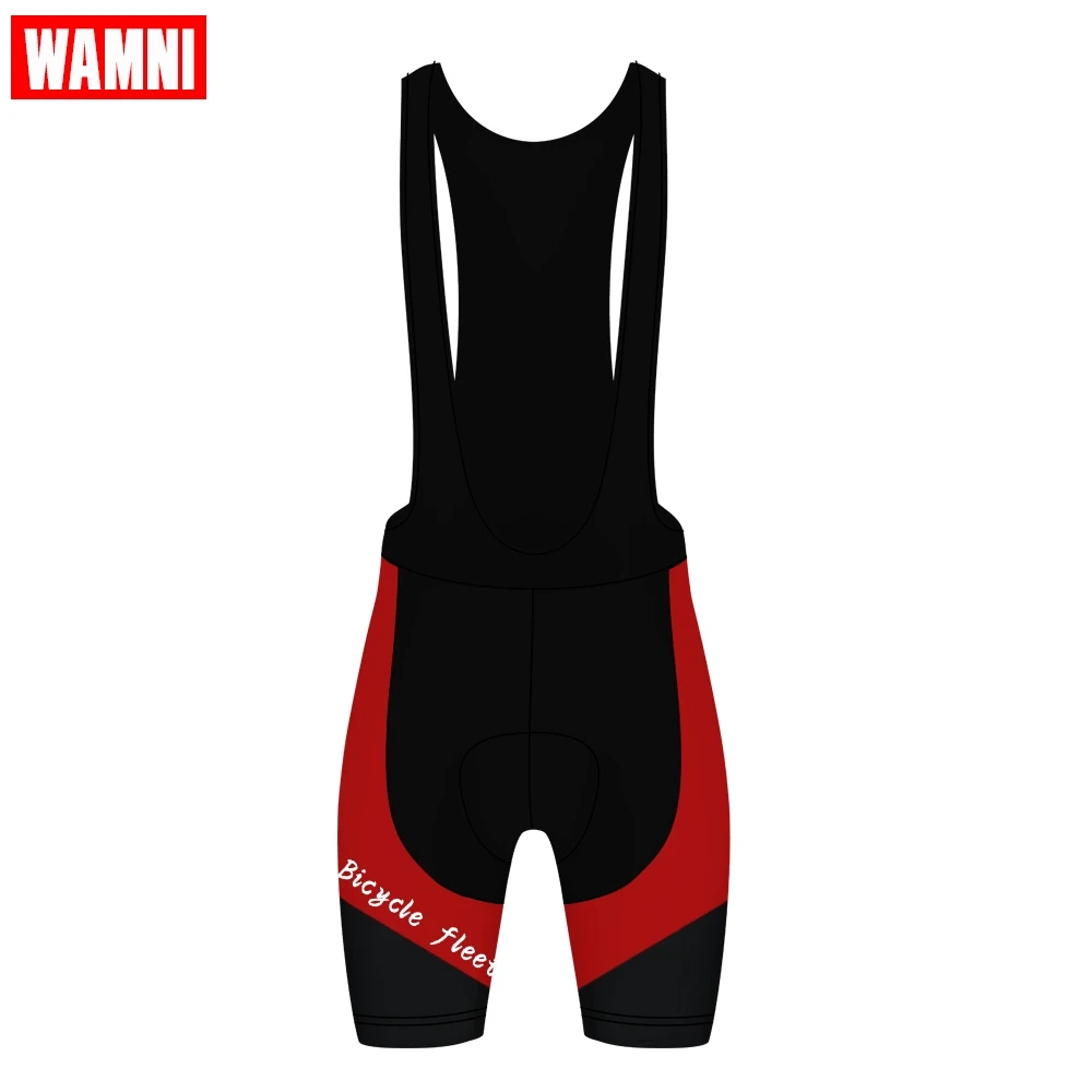 

WAMNI 2020 Fashion Cycling Bib Shorts Cycling Jersey Harajuku Bike Team Mountain Bike 3D Cycling Ciclismo Wear Stretch Shorts