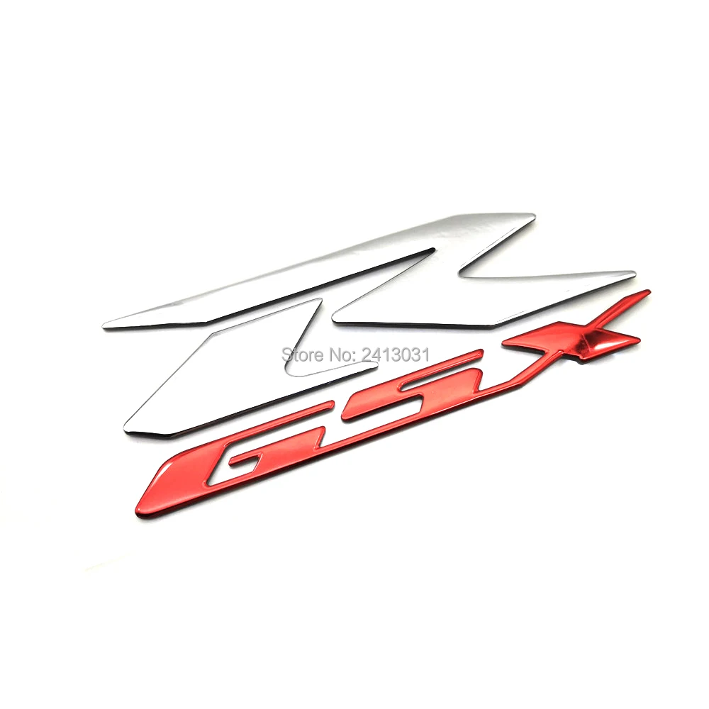 2 шт. для Suzuki Hayabusa GSXR1000 gsx-r 600 750 1300 мотоцикл GSXR логотип эмблема наклейки Наклейка 3D подъем R - Цвет: Коричневый