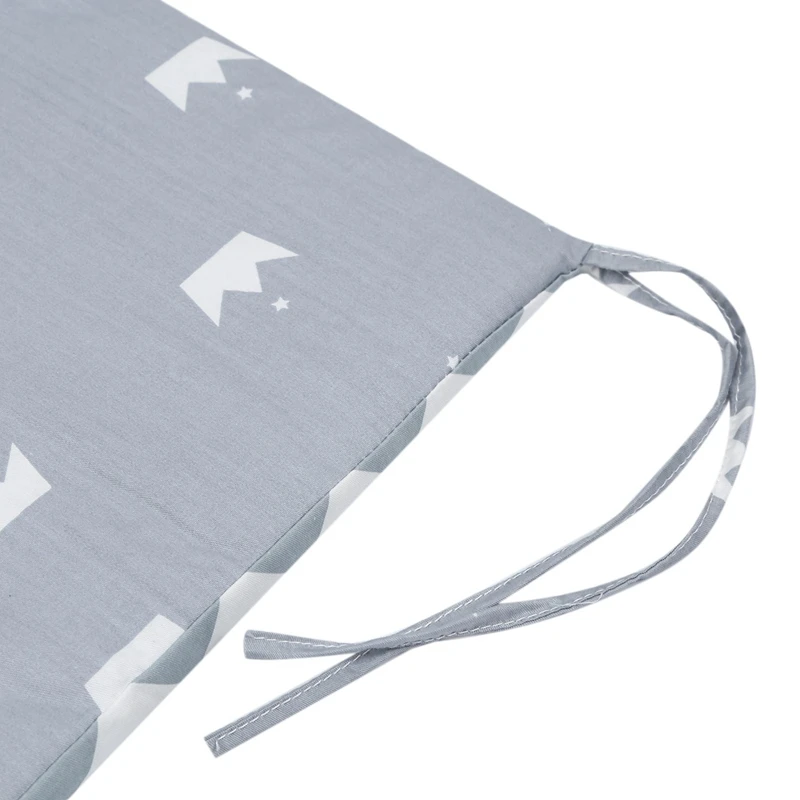 Breathable Crib Bumper Pads Washable Padded Crib Liner Set for Baby Boys Girls Safe Bumper