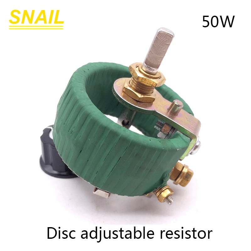 Reostato BC1 25W - Resistore Variabile A Filo Avvolto, Forma A Disco, Max 5K Ohm - Foto 3