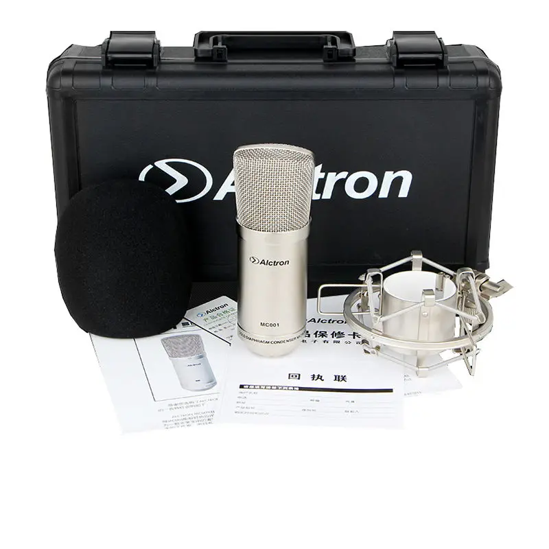 Alctron MC001 condenser microphone recording