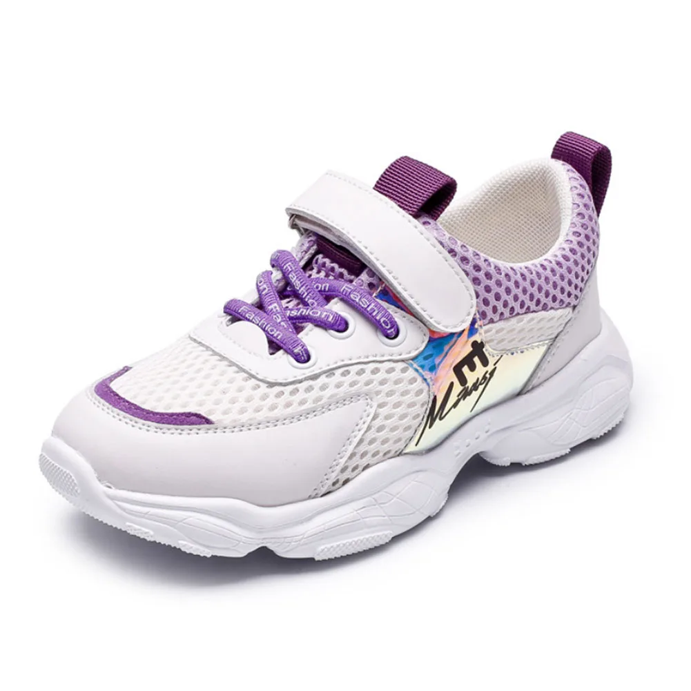 Daclay/детская обувь для девочек; обувь для бега для мальчиков; теннисные Спортивные кроссовки для скейтборда; дышащая подкладка; Модный дизайн