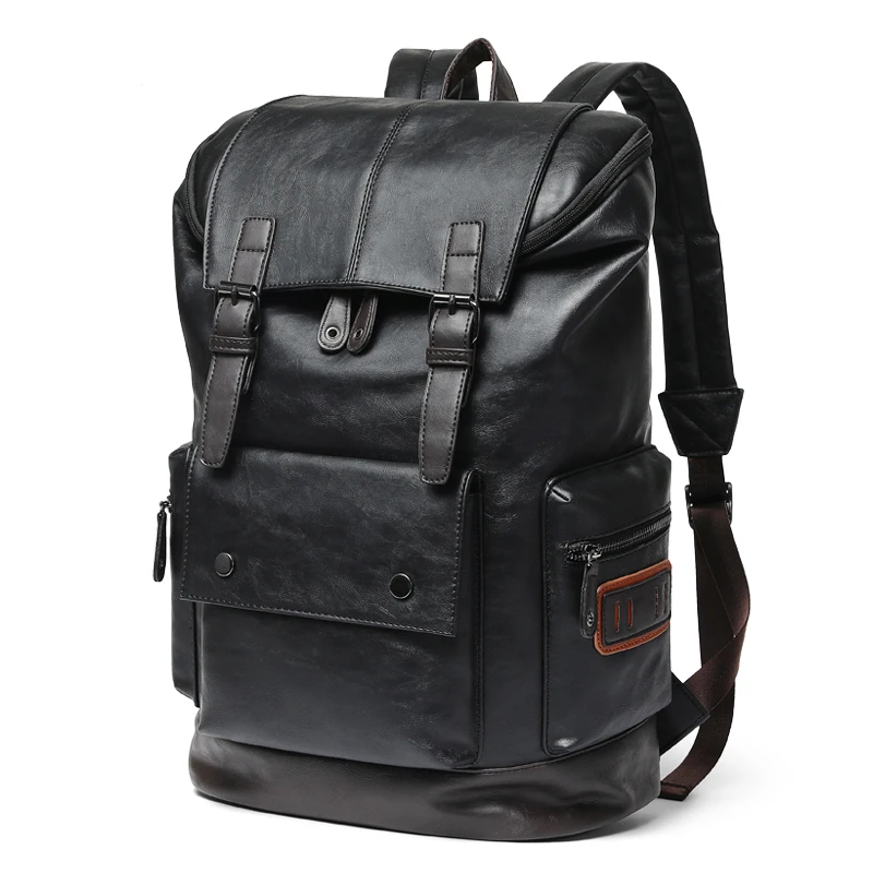 ironie reguleren Verstelbaar Leather Man Backpack Brands Fashion | Mens Fashion Famous Brand Backpack -  Luxury - Aliexpress